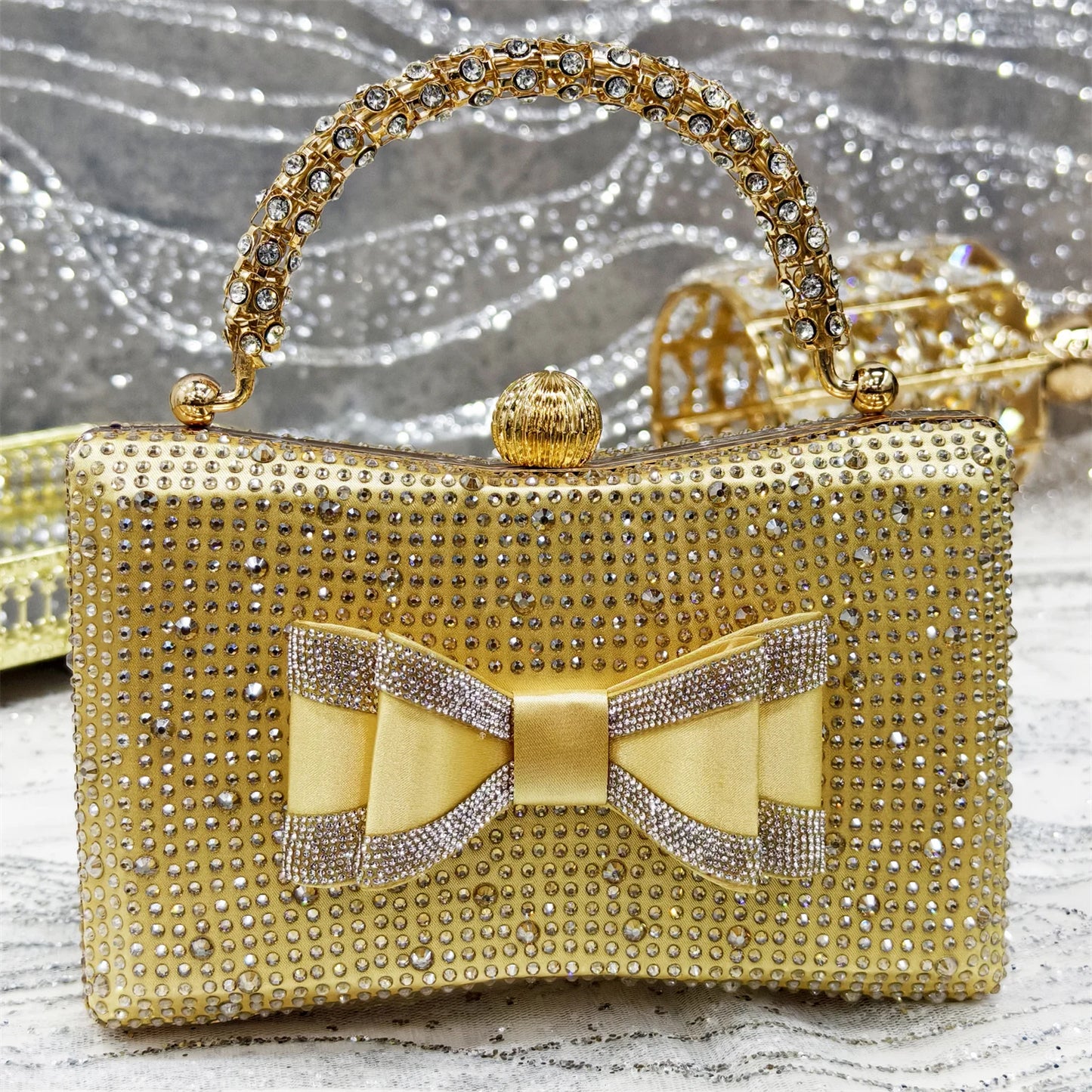 Venus Chan Italy Design 2025 New INS Shoes and Bag to Match Wine Colour Pointed-Toe Rhinestone Bow Party Women's High Heels