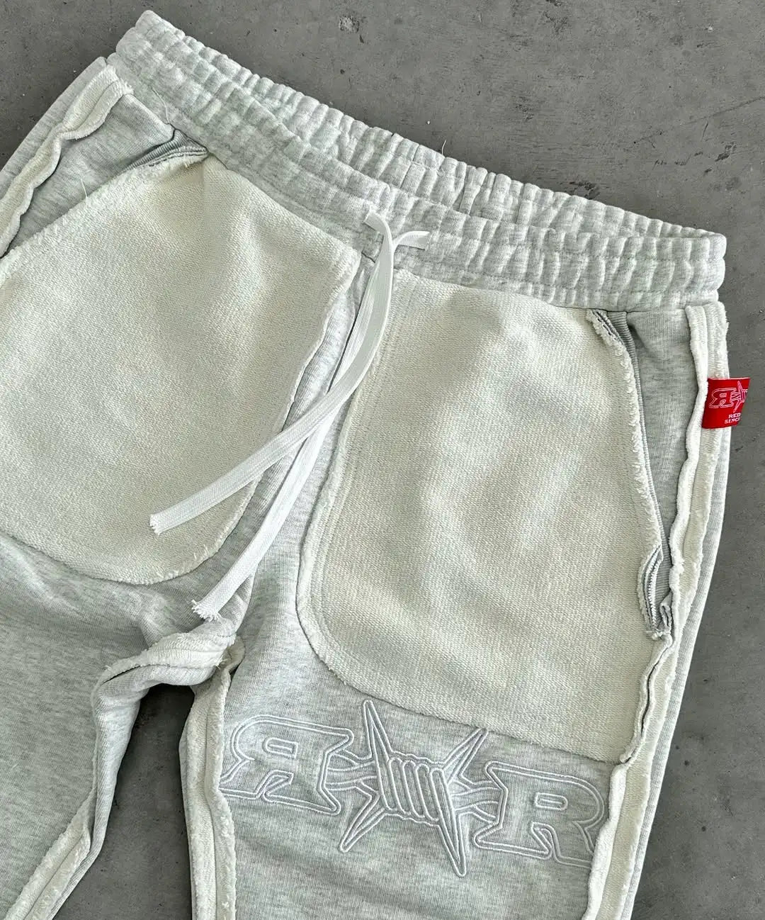 Y2k Tracksuit Men Letter Pattern Embroidered Pocket Patchwork Clothes for Men Harajuku Zipper Hoodies Sweatpants Two Piece Set