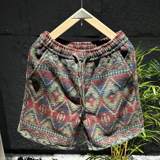 Summer Men Fashion Shorts 3D Vintage Floral Printing Clothing Boys Kids Casual Hawaii  Shorts Male Vintage Beach Shorts