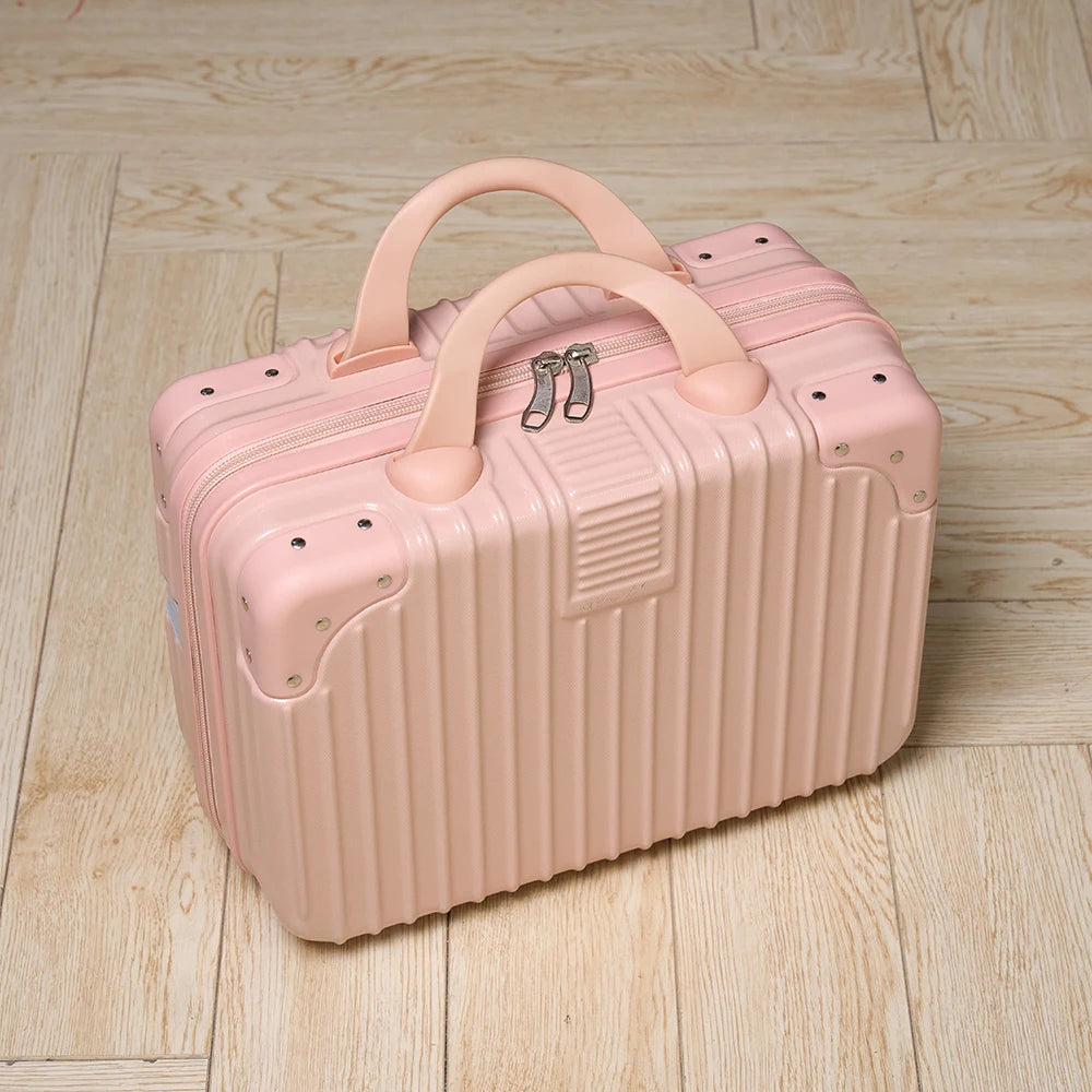 【Sheonly】Portable Hard Shell Handheld Makeup Travel Case