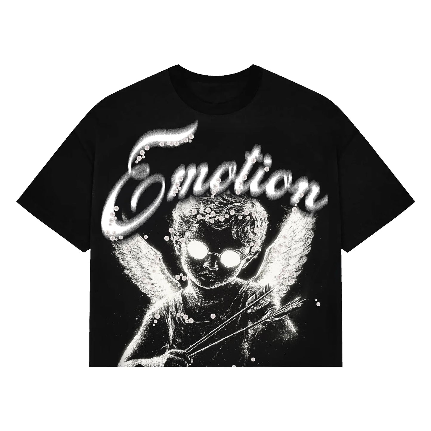 Summer Letter Rhinestone Short Sleeve Tshirts for Men White Streetwear Cotton Loose Crew Neck Top Tees Oversized Unisex Tshirt