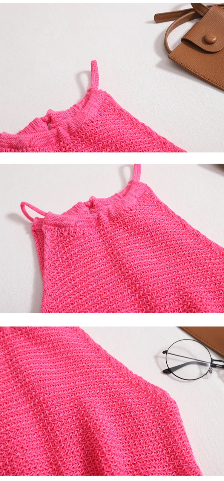 AOSSVIAO 2025 knit Tank Top Sexy Backless Bandage Skinny Crop Tops Summer Elegant Lace Up Party Streetwear Women Camis