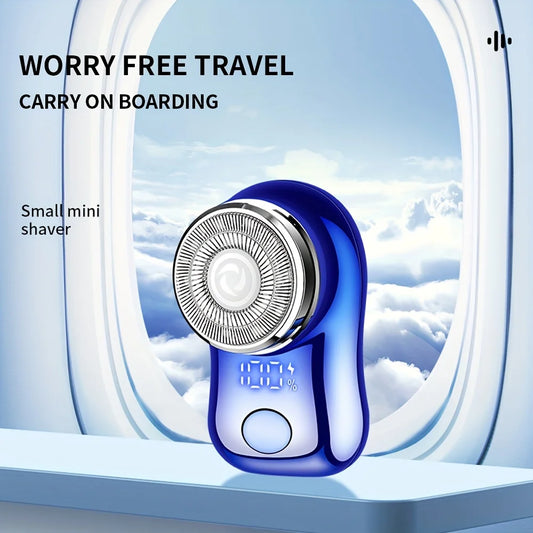 Men's Capsule Electric Shaver, Mini Shaving Portable Electric Shaver, Pocket Type Portable Outdoor Smart Shaver