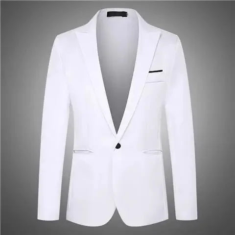 Veste de costume de printemps pour hommes, décontractée, polyvalente, tendance coréenne, simple boutonnage, vêtements pour hommes de Style occidental