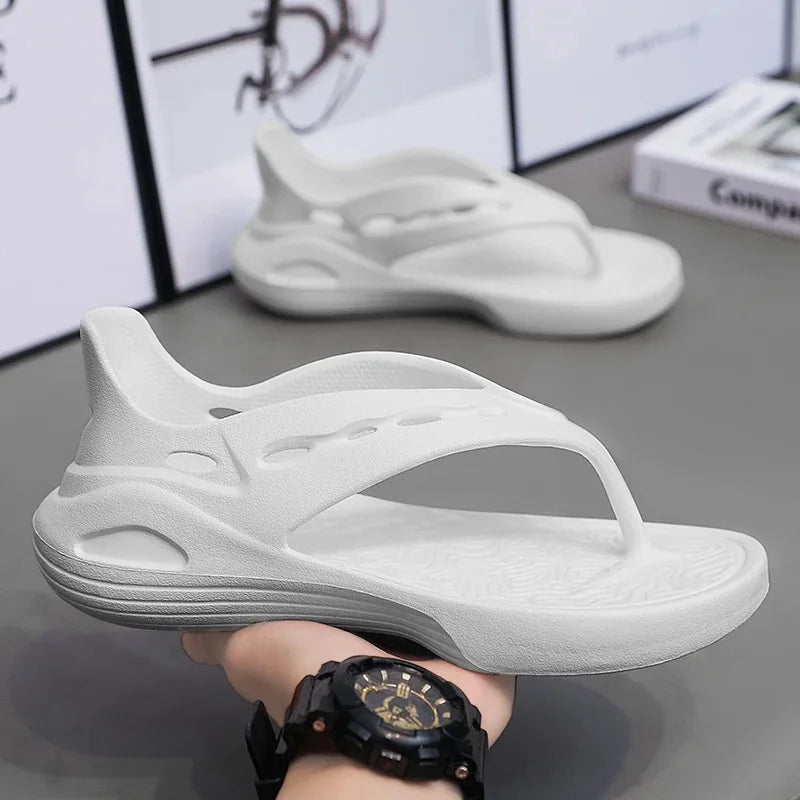 Men‘s Bag heel Flip-flops Slippers Indoor Outdoor Beach Sandals Fashion Casual Shoes Soft Slides Home Slippers Beach Shoes