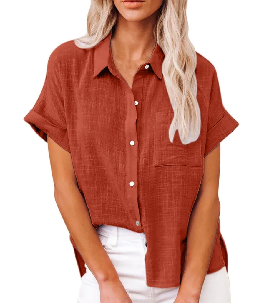 Summer Women Shirts Tops Cotton Linen T-shirt Women Top Camisas Mujer Casual T-Shirt Streetwear Loose Female T-Shirts New Shirt