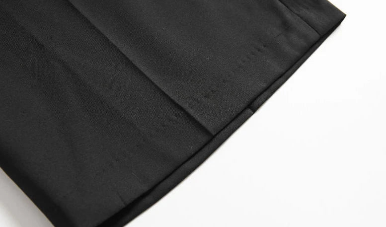 Business Trousers for Men Flared Social Tailoring Gray Bell Mouth Man Suits Pants Clothes Offer Fabric Fashion Classic Elegant