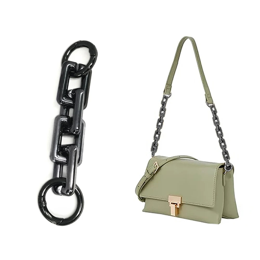 Bag Extension Metal Chain Crossbody Purse Bag Chain Strap Handbag Hanging Buckle DIY Replacement Chain Charms Shoulder Bag Belts