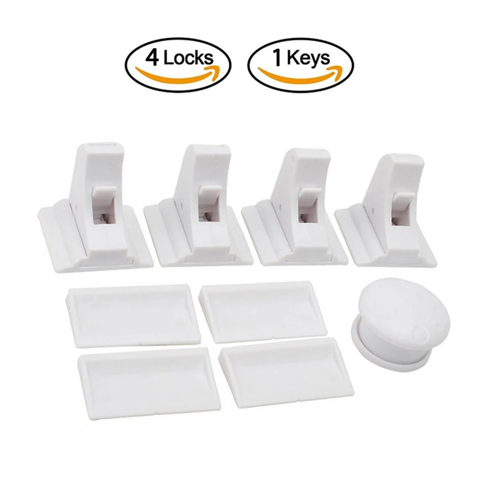 Serrure magnétique pour enfants, Protection pour enfants, serrure de sécurité pour bébé, loquet de tiroir, limiteur de serrure de porte d'armoire, serrures de sécurité pour enfants