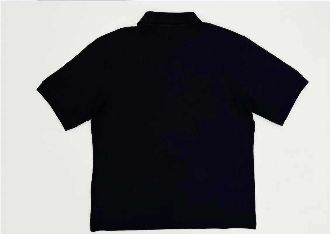2025 Playboi Carti YVL Slim fit simple solid color lapel short sleeved high-end T-shirt TX1357