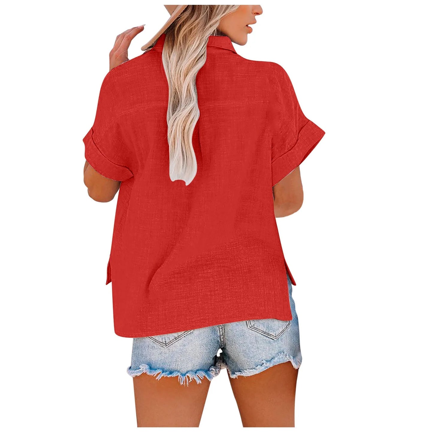 Summer Women Shirts Tops Cotton Linen T-shirt Women Top Camisas Mujer Casual T-Shirt Streetwear Loose Female T-Shirts New Shirt