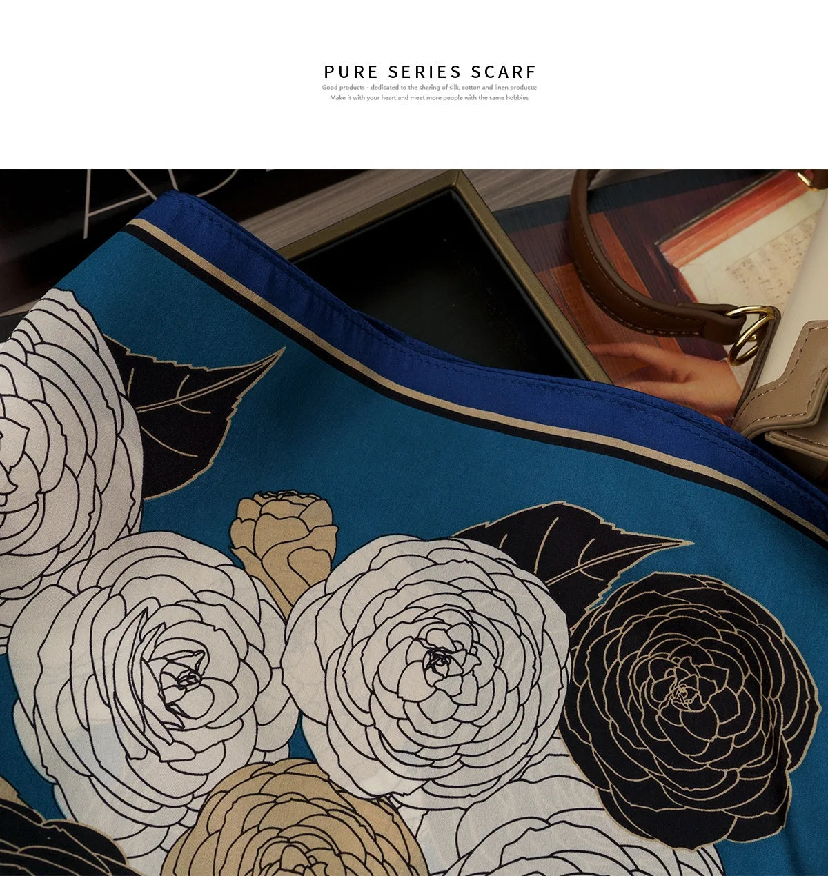 Women Silk Scarf Fashion Hair Scarf Silk Satin Neckerchief Female Hair Ties Headband Hair Ornament Female Bandana Bag Scarves