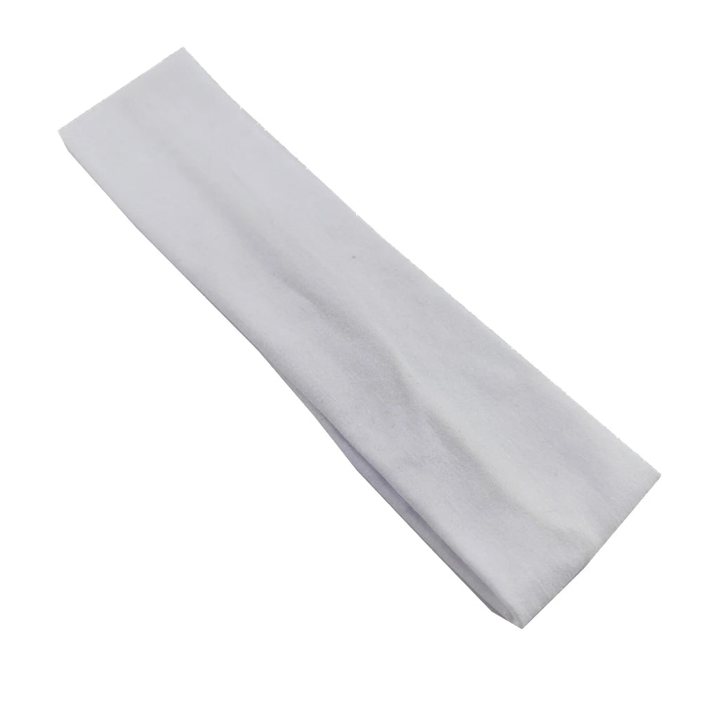 Summer Sports Yoga Women Headbands Not Tight Adjustable Running Absorb Sweat Elastic Hair Bands Soild Unisex Headband Wholesale