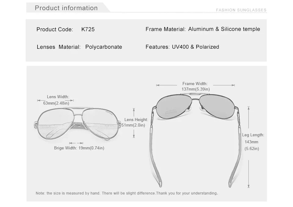 KINGSEVEN-Lunettes de soleil polarisées en aluminium vintage pour hommes et femmes, lunettes de soleil de marque classique, lentille de revêtement, lunettes de conduite