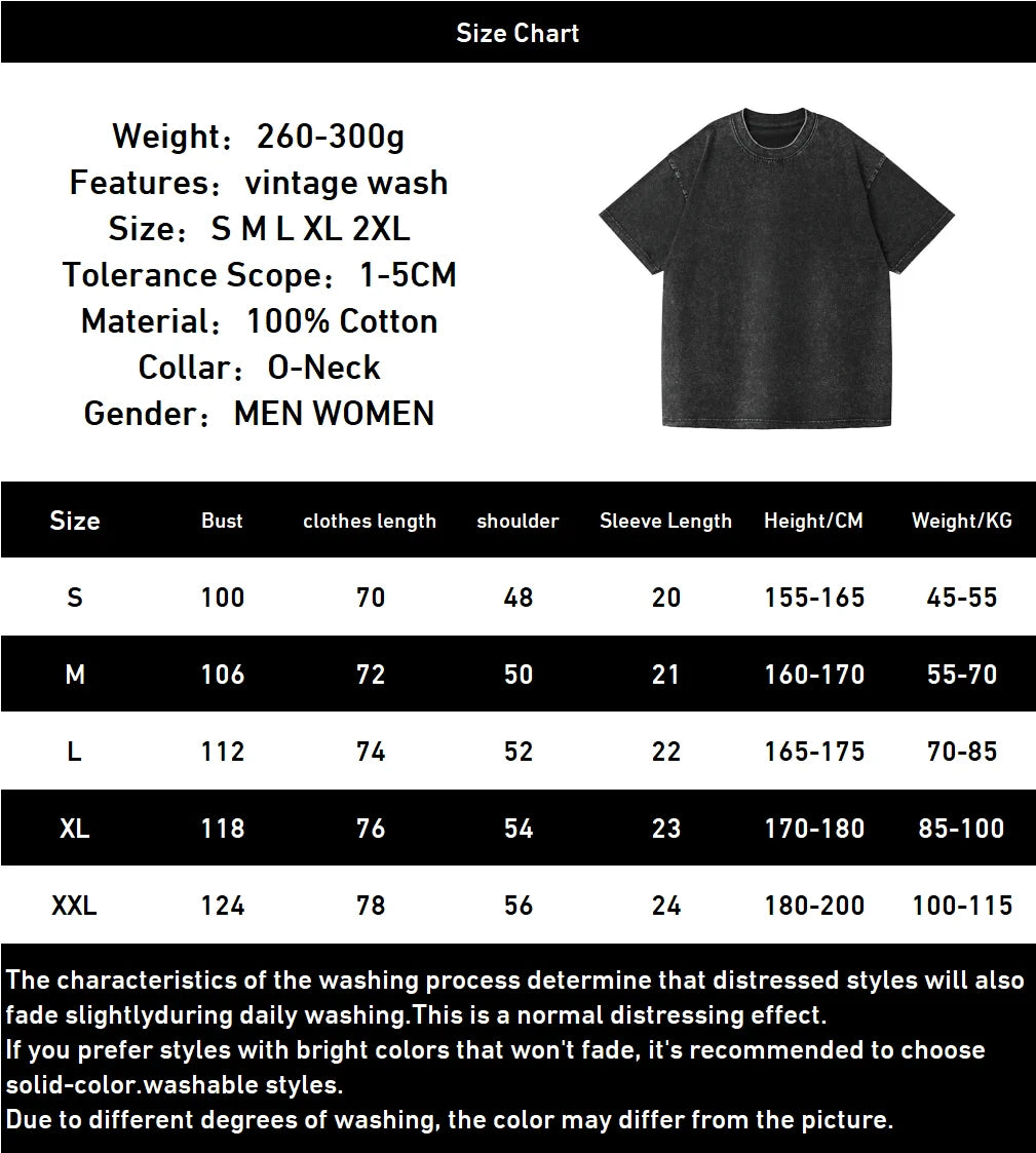 Washed T Shirts Horror Silent Hill Heavens Night Hip Hop T-Shirt Street  Streetwear Short Sleeve Printed Tops Tees Men Women
