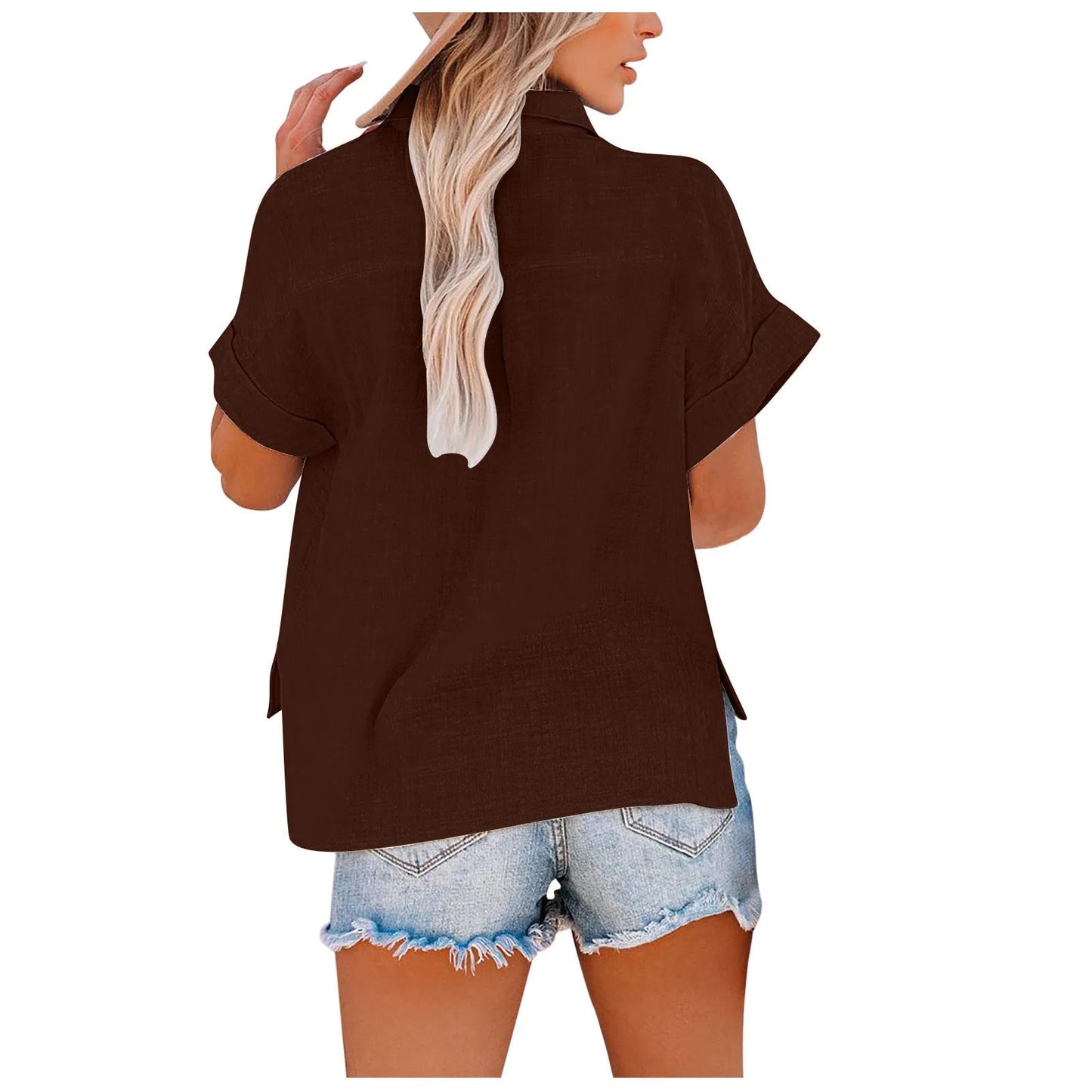 Summer Women Shirts Tops Cotton Linen T-shirt Women Top Camisas Mujer Casual T-Shirt Streetwear Loose Female T-Shirts New Shirt